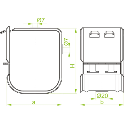 Snap clamp, OZM/OZMO