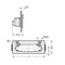 Snap-In frame light gray 831-303