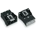 Snap-IN-Stecker 3-polig 4mm2 schwarz
