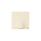 Socket cover with earthing schko and flap beige