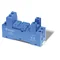 Socket for 56.32 series relays; screw terminals; railway design