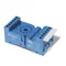 Socket for 60.13 series for DIN rail