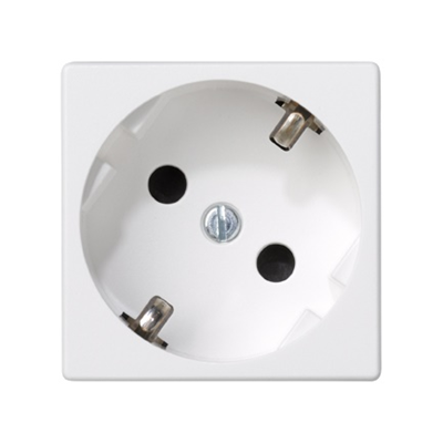 Socket K45 schuko 16A, 230V pure white