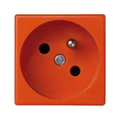 Socket K45 with grounding 16A, 230V, quick connectors, orange