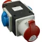 Socket switchgear - Input 16/5 - output 1x16/5 2x16A 230V