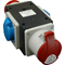 Socket switchgear - Input 16/5 - output 1x16/5 2x16A 230V