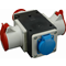 Socket switchgear - Input 16/5 - output 2x16/5 1x16A 230V