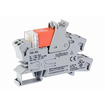 Socket with 24V DC 1p relay