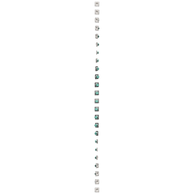 Socket with grounding (module), with shutters for current paths, 16A, 230V, screw terminals, white
