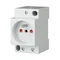Socket with pin and protection, Z-SD230-BS