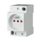 Socket with pin and protection, Z-SD230-BS