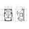Socket with switch "COMBO-POL" IP44 16A 400V 3P+Z+N 2x230V sockets, off 0-1