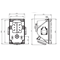 Socket with switch "COMBO-POL" IP44 16A 400V 3P+Z+N 2x230V sockets, off L-O-P