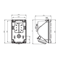 Socket with switch "COMBO-POL" IP44 32A 400V 3P+Z+N off L-O-P