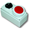 Socket with switch fixed 400V 16A 3P IP67