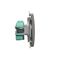 Socket without grounding (module) 16A 250V inox screw terminals (metallic)