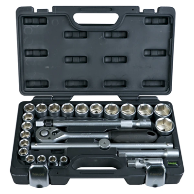 Socket wrench set 25 pieces