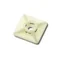 Socle collé 19x19 mm blanc max. 3,6