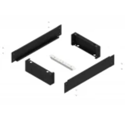 Socle PH1 D3-W3 de 100 mm de hauteur, RAL9005, pour boîtiers HXS300 de 3 (800) de large