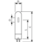 Sodium lamp 50W, 2300lm, PG12-1