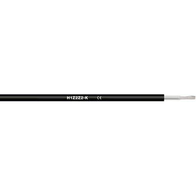 Solar cable H1Z2Z2-K 1x6mm2 black