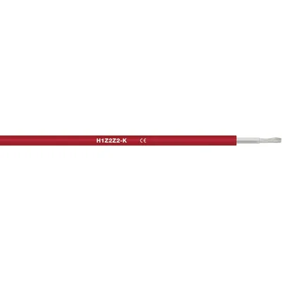 Solar cable H1Z2Z2-K 1x6mm2 red