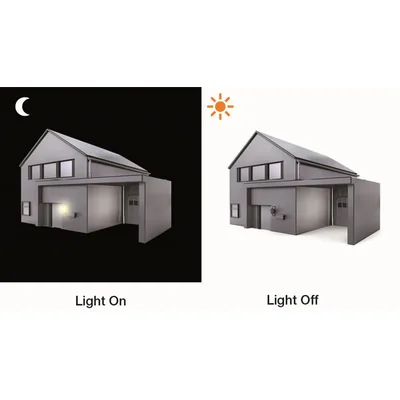 Solar numerical luminaire with twilight sensor STEINEL Xsolar LH-N 0.03.W 4000K IP44 IK03 anthracite/stainless steel/plastic