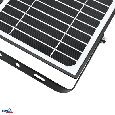SOLÁRNÍ LED REFLEKTOR SOLPAR 10W 1500LM 4000K IP65 ČERNÝ PIR