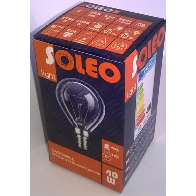 Soleo vysokoteplotní žárovka 60W P45 E14 230V 1000h