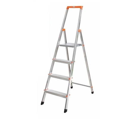 SOLID Escalera independiente de 4 peldaños