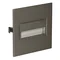 SONA Quadratische LED-Leuchte 14V DC p/t CW Stahl