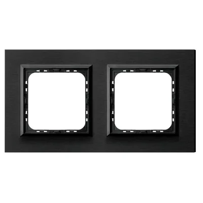 SONATA Brushed anthracite double frame