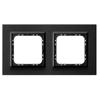 SONATA Brushed anthracite double frame