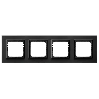 SONATA Brushed anthracite quadruple frame
