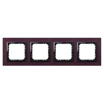 SONATA Cadre quadruple verre gris
