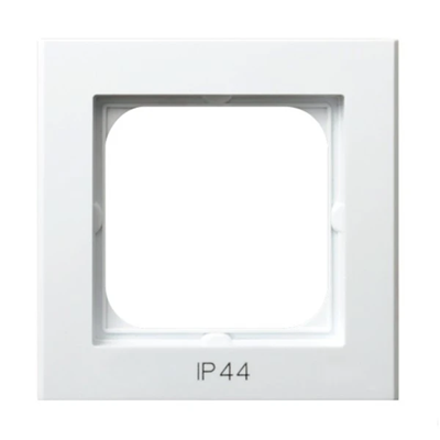 SONATA Cadre simple pour interrupteurs IP44, blanc