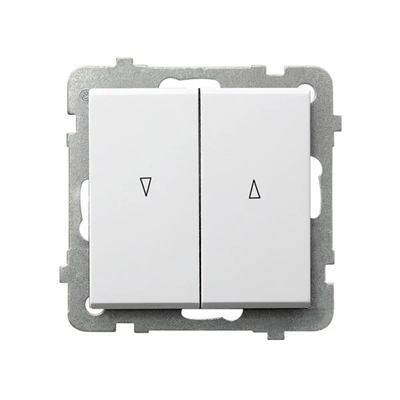 SONATA Connecteur aveugle blanc, sans cadre