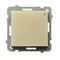SONATA Contact switch "bell" champagne gold, without frame