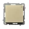 SONATA Contact switch "bell" champagne gold, without frame