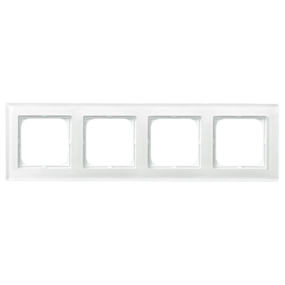 SONATA Cornice quadrupla, vetro bianco