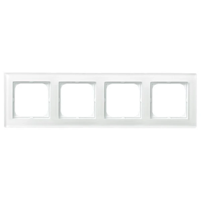 SONATA Cornice quadrupla, vetro bianco