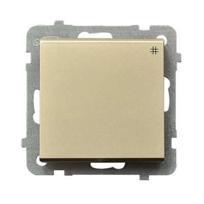 SONATA Cross connector champagne gold, frameless