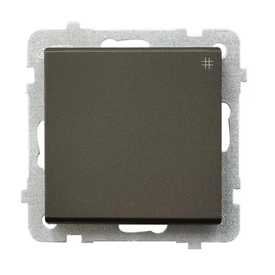 SONATA Cross connector chocolate metal, frameless