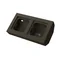 SONATA Double corner box with a chocolate metallic frame