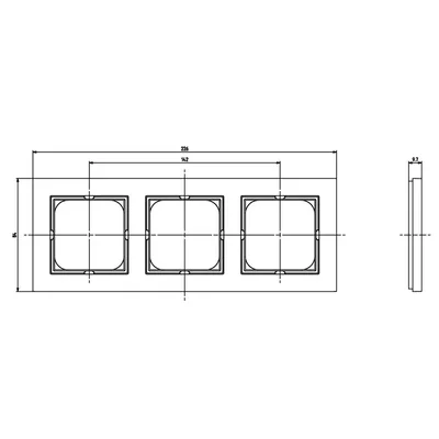 SONATA Double frame cashmere
