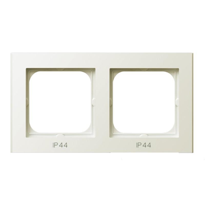 SONATA Double frame for IP44 ecru switches