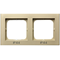 SONATA Double frame for IP44 switches, champagne gold