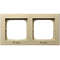 SONATA Double frame for IP44 switches, champagne gold