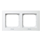 SONATA Double frame for IP44 switches, white