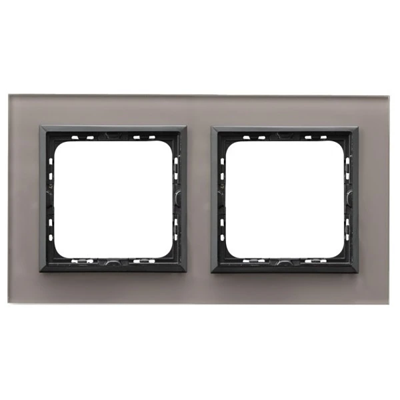 SONATA Double frame gray glass